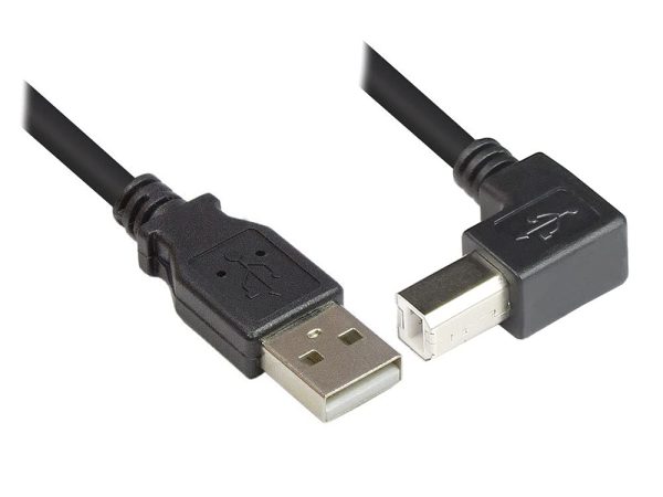 Cavo USB 2.0 angolato 2m TECHLY - immagine 3