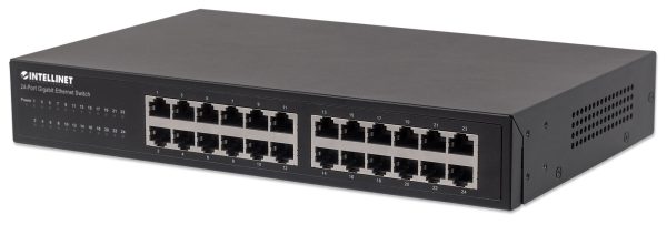 Gigabit Ethernet Switch 24 porte desktop/rack INTELLINET