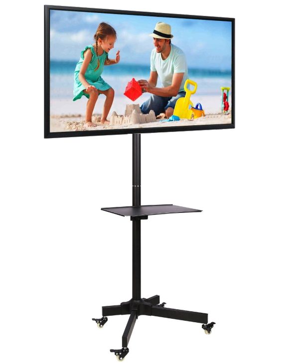 Supporto a Pavimento con Mensola Trolley TV LCD/LED/Plasma 23''-55'' TECHLY - immagine 6