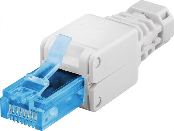 Plug Cat.6A RJ45 UTP Toolless con Copriconnettore GOOBAY