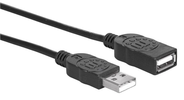 Cavo USB 2.0 3 metri: massima velocità MANHATTAN - immagine 3