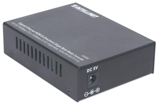 Media converter Gigabit Ethernet WDM Bidirezionale Single Mode RX1550/TX1310 INTELLINET - immagine 7